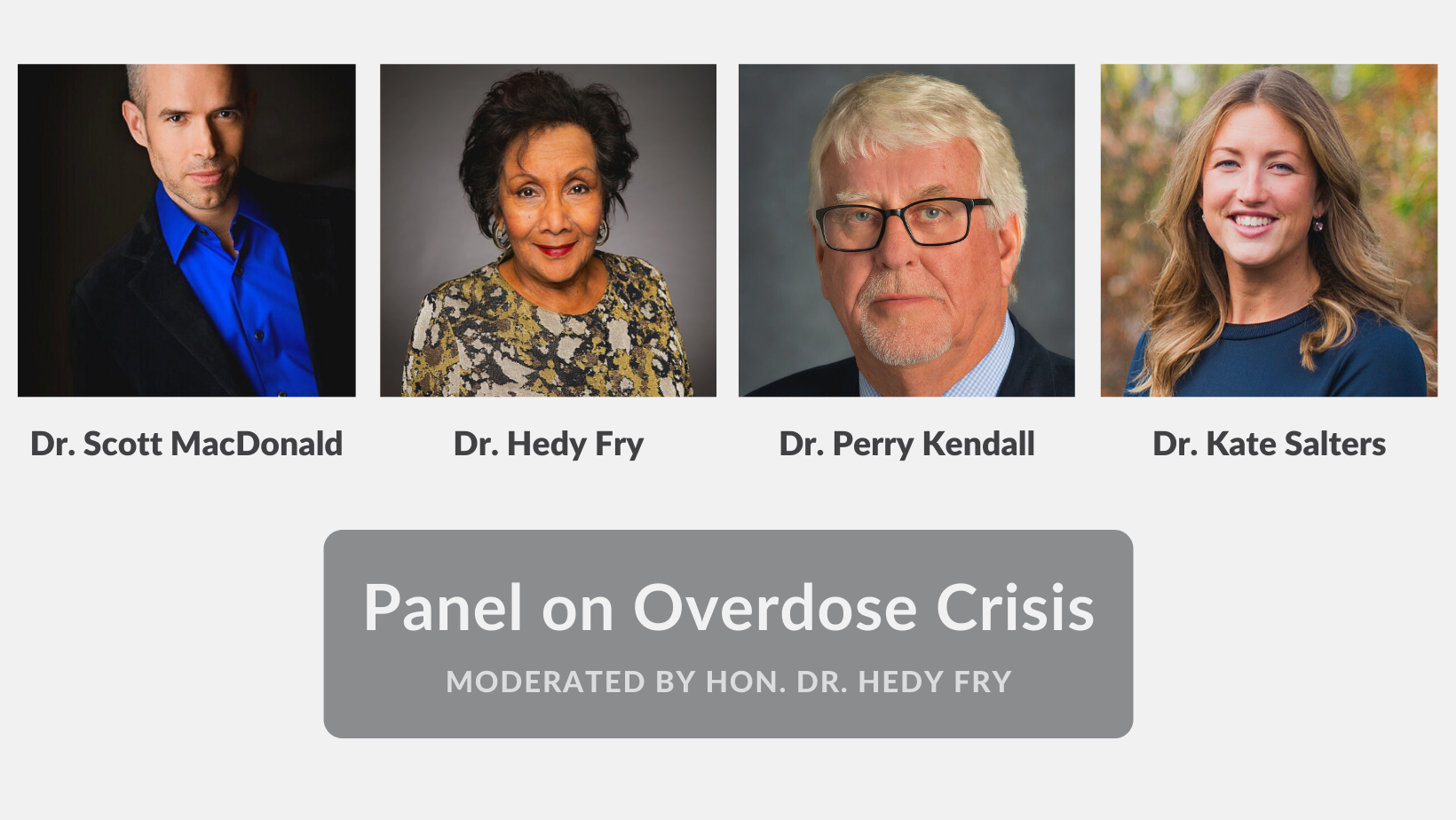 Dr. Hedy Fry Hosts Panel on the Overdose Crisis in Vancouver